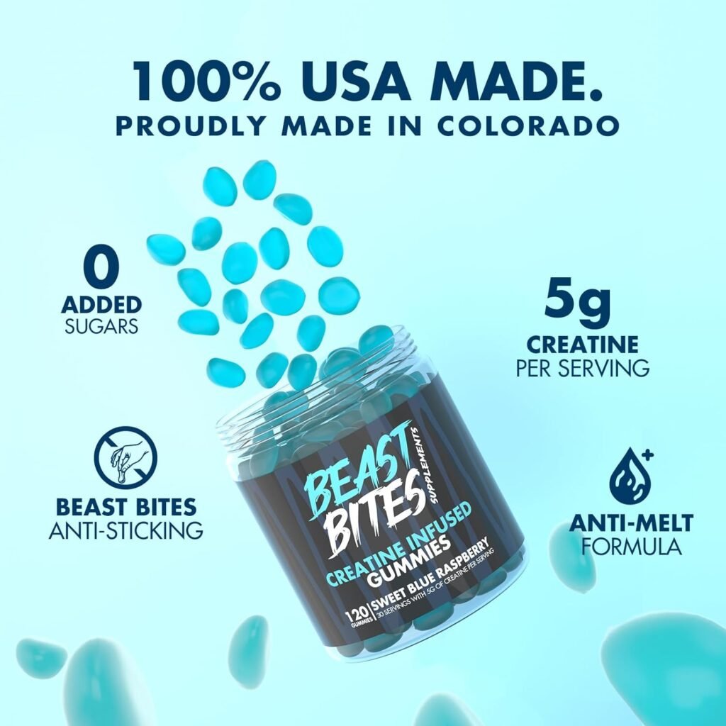 Beast Bites Creatine Gummies best creatine gummies made in the USA